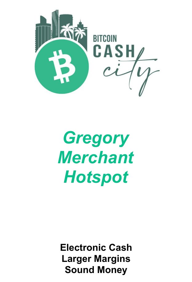 Gregory Merchant Hotspot flyer