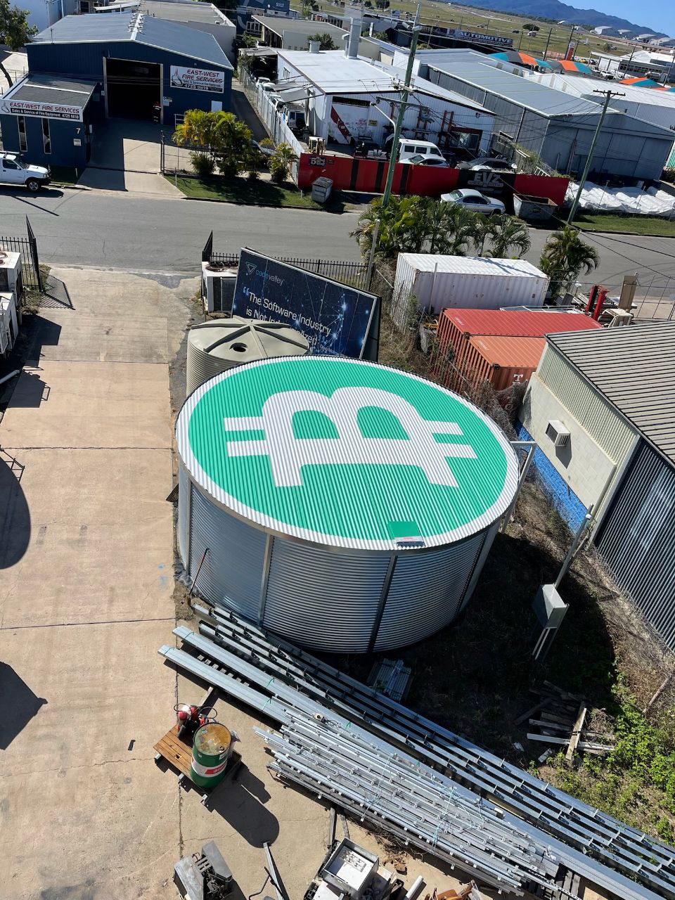 Bitcoin Cash Roof Logo